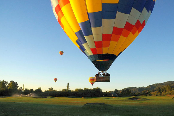 Napa Valley hot air balloon ride